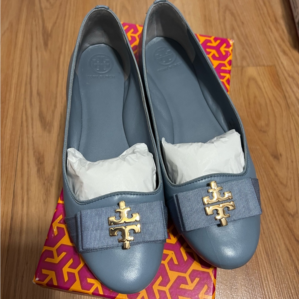 Tory Burch Sedgwick Light Blue Ballet Flats size 7